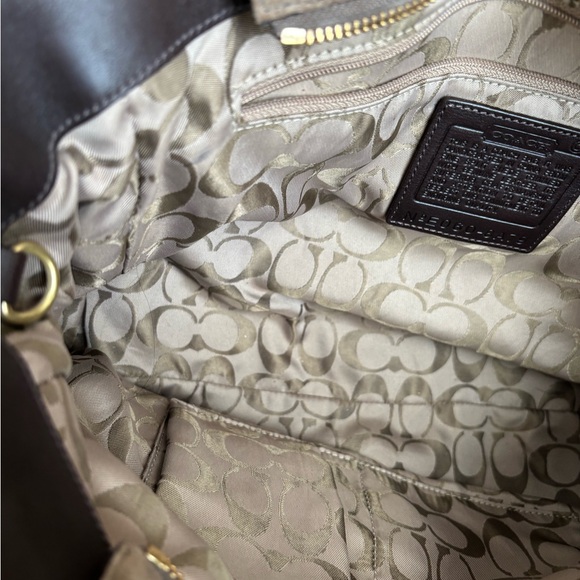 Vintage Coach Brown Suede Handbag - Picture 12 of 15